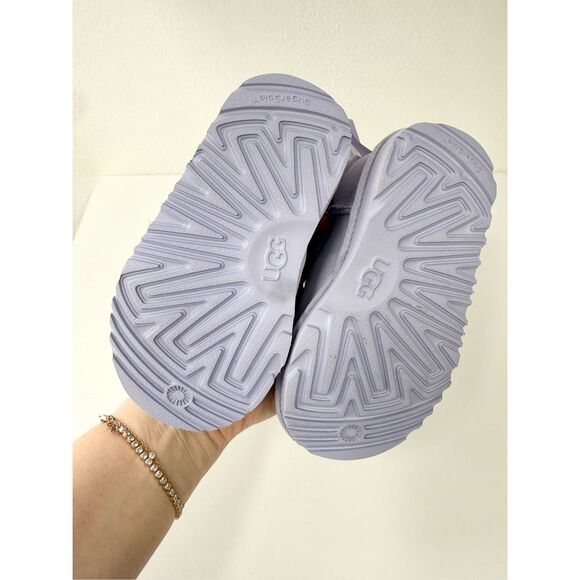 UGG Toddler Girl Boots Mini Bailey Bow II Lavender Light Purple 8 - Picture 6 of 8